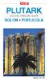 idea PLUTARK SOLON POPLICOLA İDEA B1 2011/04 ÜNLÜ YUNANLI VE ROMALILARIN YAŞAMLARI