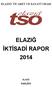 ELAZIĞ İKTİSADİ RAPOR 2014