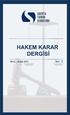 İçindekiler. I. Kasko Poliçesinden Doğan Uyuşmazlıklar Hakkındaki Kararlar... 1. 04.11.2011 Tarih ve K-2011/936 Sayılı Karar... 1