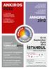 İSTANBUL. 13-16 September Eylül. Concurrent Congresses. Eş zamanlı Kongreler. 11th International. Non-Ferrous Metals