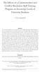 The Effects of a Communication and Conflict Resolution Skill Training Program on Sociotropy Levels of University Students