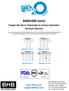 BMB1000 Serisi. Tezgah Altı Nano Teknolojik Su Arıtma Sistemleri Kurulum Kılavuzu