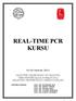 REAL-TIME PCR KURSU. 04-05 Haziran 2012