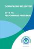 2015 YILI PERFORMANS PROGRAMI