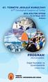 01 Nisan/April PROGRAM. 67 th Geological Congress of Turkey PROGRAMME. Pazartesi/Monday GEOLOGICAL CONGRESS 67.OF TURKEY