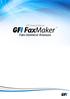 GFI Product Manual. Faks-İstemcisi Kılavuzu