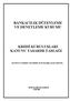 BANKACILIK DÜZENLEME VE DENETLEME KURUMU KREDİ KURULUŞLARI KANUNU TASARISI TASLAĞI (ÜÇÜNCÜ GÖZDEN GEÇİRME İÇİN HAZIRLANAN METİN)