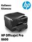 Kullanıcı Kılavuzu. HP Oﬀicejet Pro 8600