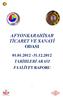 AFYONKARAHİSAR TİCARET VE SANAYİ ODASI 01.01.2012-31.12.2012 TARİHLERİ ARASI FAALİYET RAPORU