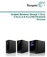 Seagate Business Storage 1-Yuva, 2-Yuva ve 4-Yuva NAS Kullanım Kılavuzu