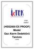 (HSS2000 EX PROOF) Model Gaz Alarm Dedektörü Tanıtımı