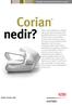 Corian nedir? www.corian.com. Özgürlüğün göstergesi olarak belli olmayan ek yerleri