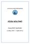 AFYON KOCATEPE ÜNİVERSİTESİ FİZİK BÖLÜMÜ FAALİYET RAPORU. (1 Ekim 2010 1 Eylül 2011)