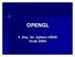 OPENGL. Y. Doç. Dr. Aybars UĞUR Ocak 2006