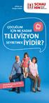 Aileler için medya rehberi ÇOCUĞUM İÇİN NE KADAR TELEVİZYON SEYRETMEK İYİDİR? Ebeveynlere cevap, TV, Film. & Co. ile ilgili