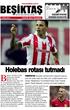 Günlük Spor Gazetesi. Holebas rotası tutmadı