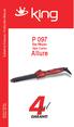 P 097. Allure. Saç Maşası Hair Curler. Saç Maşası / Hair Curler Kullanma Kılavuzu / Instruction Manual. Model No: P 097 Allure