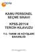 KAMU PERSONEL SEÇME SINAVI KPSS-2011/4 TERCİH KILAVUZU