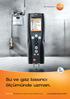 Su ve gaz basıncı. testo 324. Tüm basınç ve sızıntı miktarı ölçümleri için.