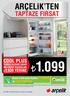 ARÇELİK TEN TAPTAZE FIRSAT COOL PLUS 1.939 YERİNE TEKNOLOJİSİNE SAHİP NO-FROST BUZDOLABI