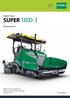 SUPER 1800-3. Paletli Finişer. Üniversal Sınıf. www.voegele.info