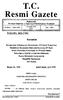 T.C. Resmi Gazete. Başbakanlık Mevzuatı Geliştirme ve Yayın Genel Müdürlüğünce Yayımlanır. 19 Kasım 1996 SALI. Kanunlar