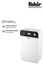 DRYWELL. Kullanım Kılavuzu Nem Alma Cihazı. Instructions Manual Dehumidifier