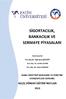 Ti FATİH SİGORTACILIK, BANKACILIK VE SERMAYE PİYASALARI ÜNİVERSİTESİ GEÇİŞ DÖNEMİ EĞİTİMİ NOTLARI