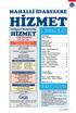 İÇİNDEKİLER İLKELERİMİZ DERGİSİ ISSN 1307-2366. BİZDEN SİZE Mehmet DÖNMEZ...2