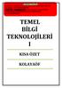 TEMEL BİLGİ TEKNOLOJİLERİ I