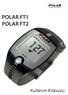 POLAR FT1 POLAR FT2. Kullanım Kılavuzu