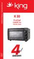 K 80 ProChef Elektrikli Fırın Electric Oven