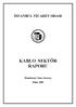 İSTANBUL TİCARET ODASI KABLO SEKTÖR RAPORU