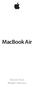 MacBook Air Önemli Ürün Bilgileri Kılavuzu