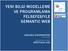 YENİ BİLGİ MODELLEME VE PROGRAMLAMA FELSEFESİYLE SEMANTIC WEB