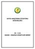 KAYISI ARAŞTIRMA İSTASYONU MÜDÜRLÜĞÜ EK 3.16 BAKIM - ONARIM HİZMETLERİ BİRİMİ