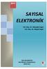 SAYISAL ELEKTRONİK. Yrd. Doç. Dr. Mustafa Engin Yrd. Doç. Dr. Dilşad Engin EGE ÜNİVERSİTESİ EGE MESLEK YÜKSEKOKULU İZMİR 2011