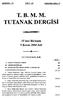 T. B. M. M. TUTANAK DERGİSİ