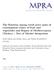 The Relation among retail price main of consumption center of fruit and vegetables and Region of Mediterranean (Turkey) : Test of Market Integration