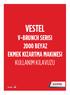 VESTEL. V-BRUNCH SERiSi 2000 BEYAZ EKMEK KIZARTMA MAKiNESi KULLANIM KILAVUZU GARANTİ 2 YIL