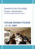 Istanbul Kent Güvenliği Projesi Seminerleri Uluslararası Stratejik Araştırmalar Kurumu TOPLUM DESTEKLİ POLİSLİK -17. 01. 2009