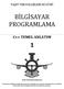 BİLGİSAYAR PROGRAMLAMA