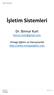 İşletim Sistemleri. Dr. Binnur Kurt binnur.kurt@gmail.com. Omega Eğitim ve Danışmanlık http://www.omegaegitim.com. İşletim Sistemleri