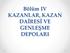 Bölüm IV KAZANLAR, KAZAN DAİRESİ VE GENLEŞME DEPOLARI