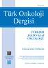 Türk Onkoloji Dergisi