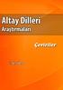 Altay Dilleri Araştırmaları