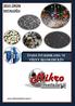 2015 ÜRÜN KATALOĞU DAHA İYİ KUMLAMA VE YÜZEY İŞLEMLERİ İÇİN. www.mikrometalurji.com.tr