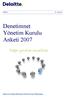 Denetimnet Yönetim Kurulu Anketi 2007