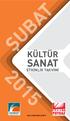 KÜLTÜR SANAT ETKİNLİK TAKVİMİ. www.cekmekoy.bel.tr