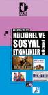 Kültürel ve Sosyal Etkinlikler Bülteni MAYIS / 2012 MAYIS 2012 KÜLTÜREL VE SOSYAL ETKİNLİKLER BÜLTENİ. www.izmit.bel.tr İZMİT BELEDİYESİ